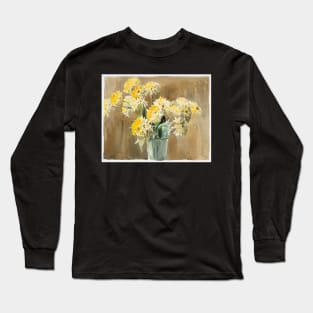 Vase with Yellow Flowers by Hannah Borger Overbeck Long Sleeve T-Shirt